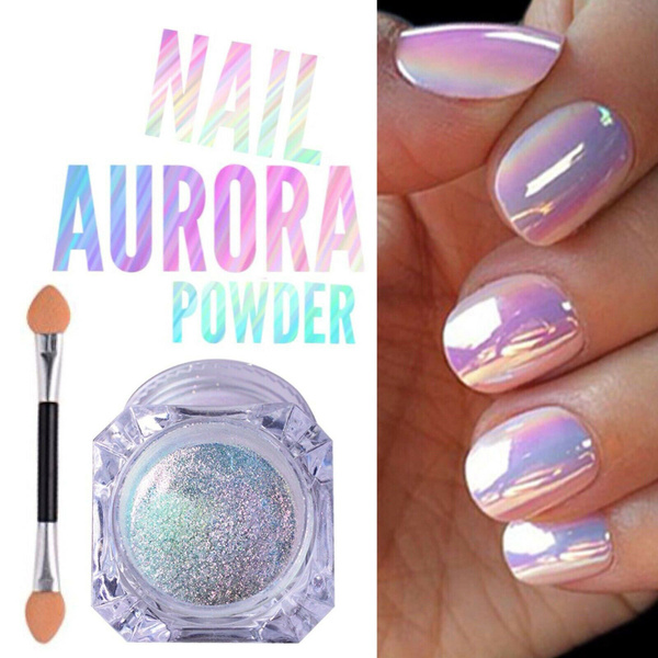 /Box Ultra-thin Neon Aurora Nail Art Glitter Powders Mermaid Unicorn  Chrome Pigment Dust Mirror Nail Powder DIY Beauty Nail Decoration Tools |  Wish