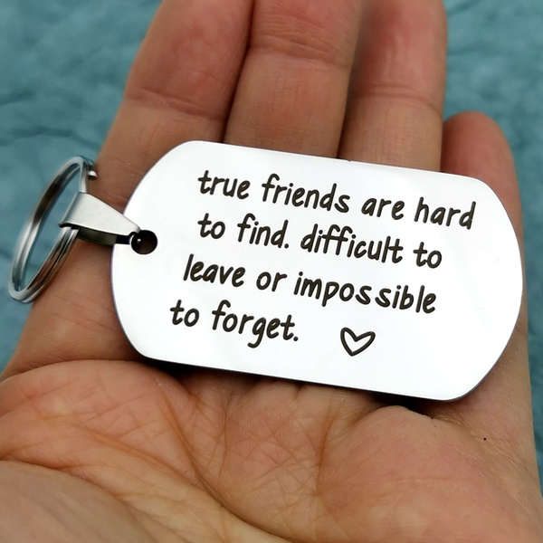 True Friendship Keychain