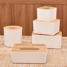 Box, case, naturalbamboo, napkinsholder