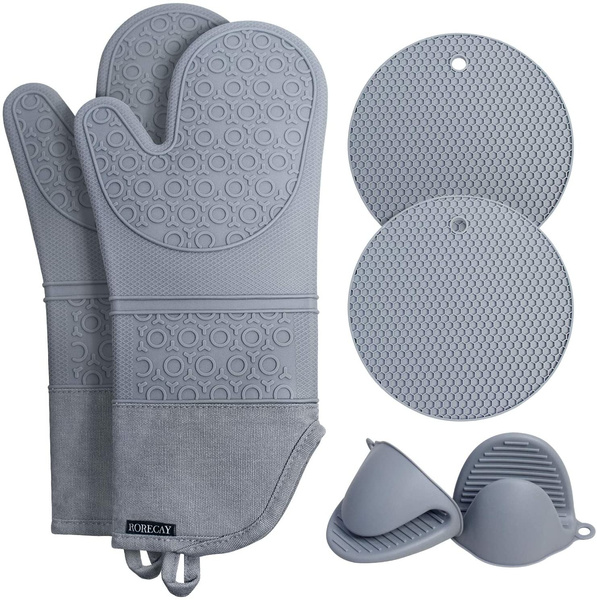 at Home Silicone Pot Holder, Grey