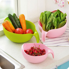 plasticdrainingbasket, Kitchen & Dining, washingricebasin, fruitdrainingbasket