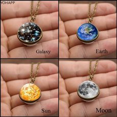 spacejewelry, planetpendant, Jewelry, Glass