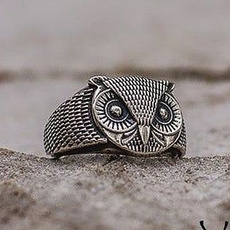 Sterling, Owl, Fashion, 925 sterling silver