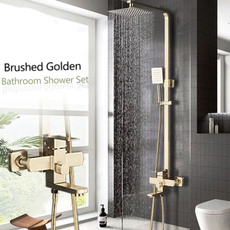 bathroomfaucet, golden, mixertap, Modern