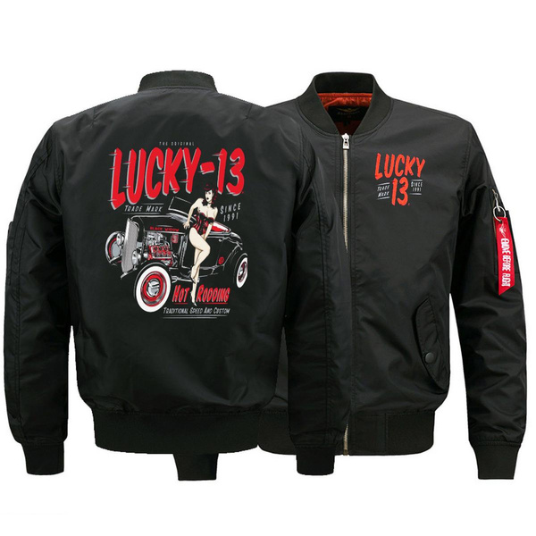 Outlet Mens Lucky Thirteen Jacket