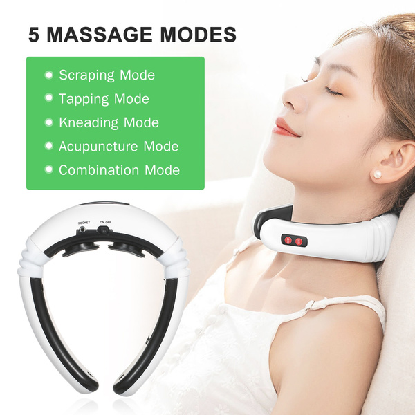 Neck Massager,Intelligent Portable Neck Massage with Heat Cordless