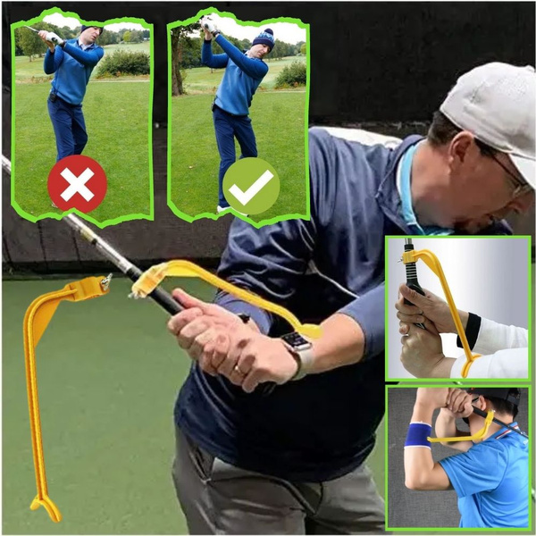 Golf Swing Correcting Tool, Men Wrist Swinging Aid Club Golf