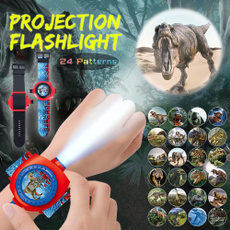 Flashlight, kidswatch, projectorwatch, dinosaurtoy