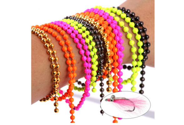 Details about / Maxcatch Fly Tying Bead Eyes Chain 3.1mm//4.1mm Metal Fly Tying Material