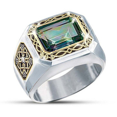 Sterling, ringsformen, DIAMOND, emeraldring