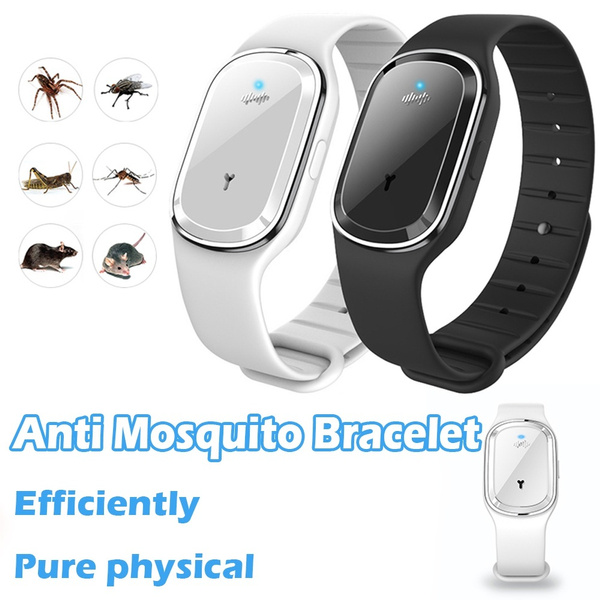1 Pcs Natural Ultrasonic Mosquito Repellent Bracelet Watch Portable Antimosquito Electronic