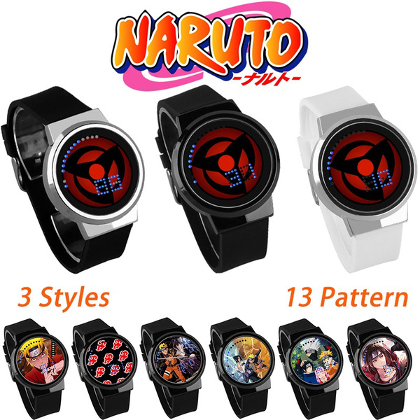 G shock Relógio Naruto Choque Uchiha Sasuke Dos Desenhos Animados Anime LED  Eletrônico Digital Watch Moda Lazer Sports À Prova D'água Presente  Periféricas