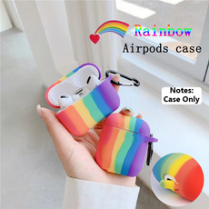 case, rainbow, Earphone, airpodsprocover