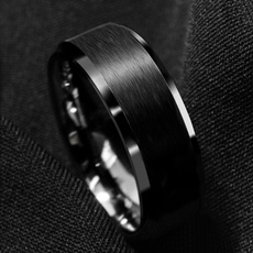Steel, ringsformen, 8MM, wedding ring
