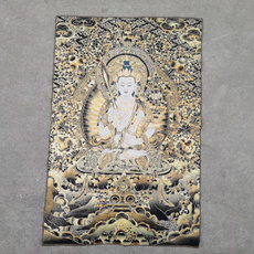 Decorative, Chinese, painting, bodhisattva