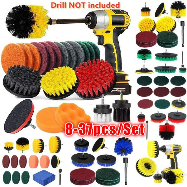 Drill Brush and Pads Set