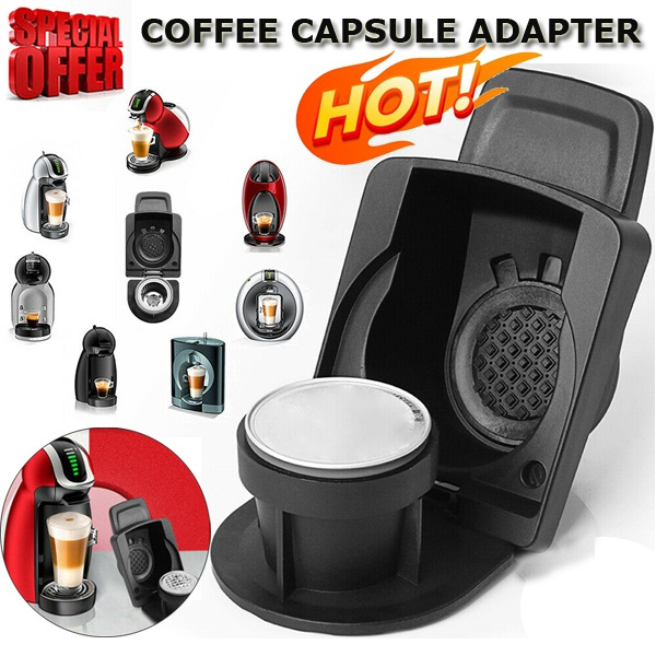 Stainless Steel Capsule Adapter for Nespresso Coffee Capsules Convert with  Dolce Gusto Home Bar Coffee Accessories - AliExpress