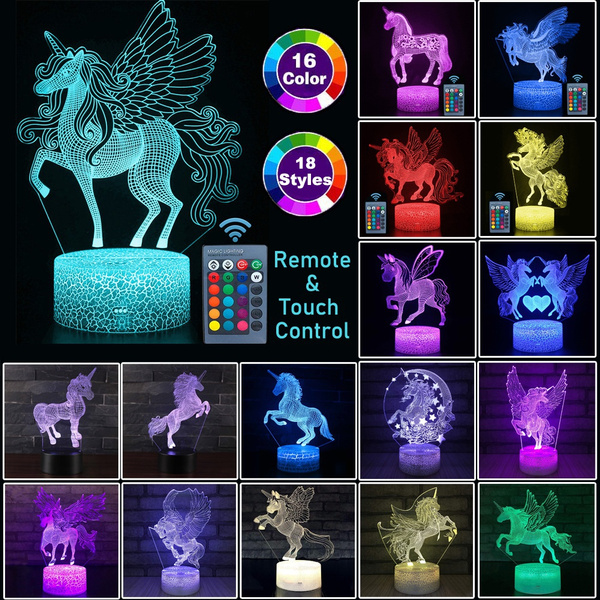 unicorn touch light