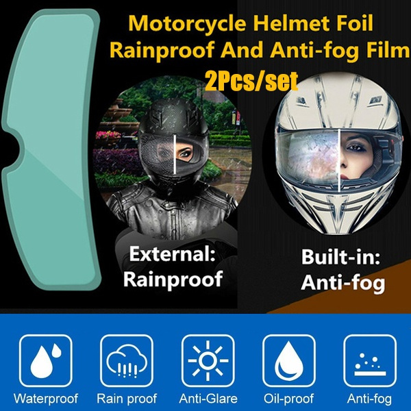Universal Motorcycle Helmet Lens Anti Fog Rain-proof Film Ultra Clear Mist Visor