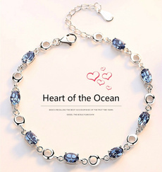 Sterling, Crystal Bracelet, Jewelry, Bracelet