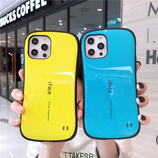 Shockproof Case for iPhone 12 11 Pro XS Max Case iFace Classic Smooth  Glossy Luxury Back Cover Coque for iPhone XR X 8 7 6S Plus fundas iPhone 12
