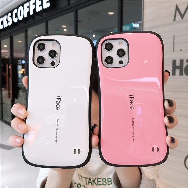 Shockproof Case for iPhone 12 11 Pro XS Max Case iFace Classic Smooth  Glossy Luxury Back Cover Coque for iPhone XR X 8 7 6S Plus fundas iPhone 12