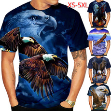 eagleprintedtshirt, animal3dtshirt, 3deagletshirt, Deportes y actividades al aire libre