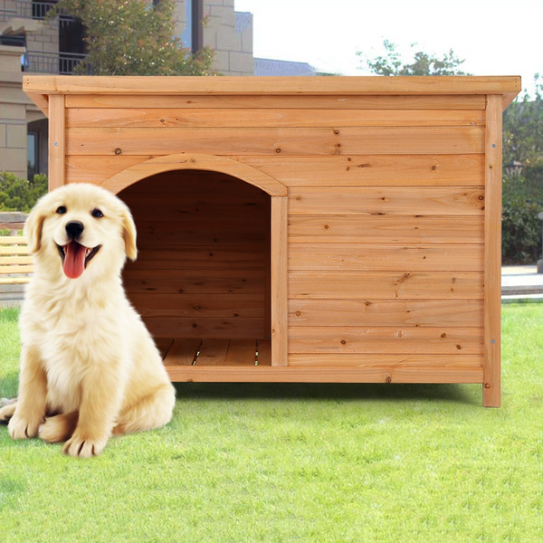 Extra Large Indoor Outdoor Dog Kennel Winter Pet House Shelter Wooden
