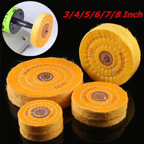 1Pcs Cotton Polishing Wheel Sanding Disc Diameter Fiber Grinding Wheel