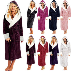 Fleece, Fashion, bathrobewomen, Winter