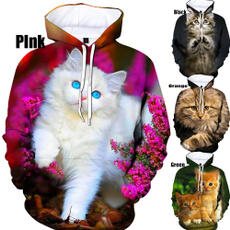 3D hoodies, Fashion, cathoodie, 3dprinitngcat