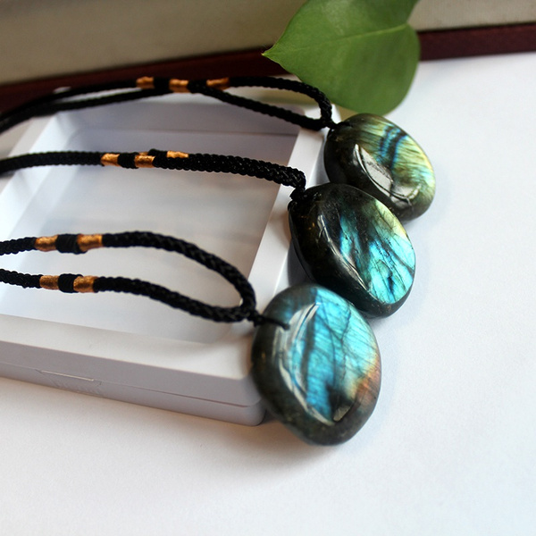 Labradorite Dragon Heart Pendant Healing Protection Women Men Crystal  Necklace | eBay