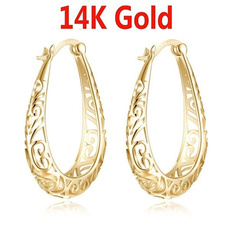 Jewerly, gold, Stud Earring, Hoop