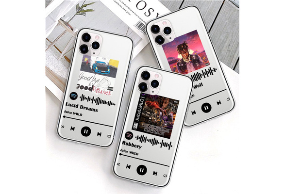 Hip Hop Rapper Juice Wrld Album with Spotify Scan Code Phone Case