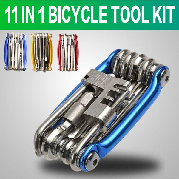 Multifunction Bike Repair Tool Kits, 11 in 1 Bicycle Tool Kit bike