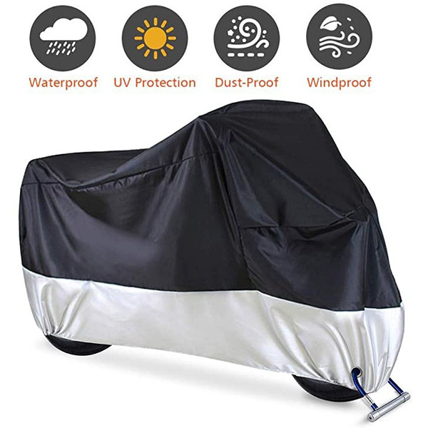Motorcycle Covers Tarpaulin Cover Rain Waterproof Bicycle Scooters Cover