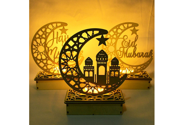 2021 Ramadan Lantern Décoration LED Lumières EID Moubarak Décor