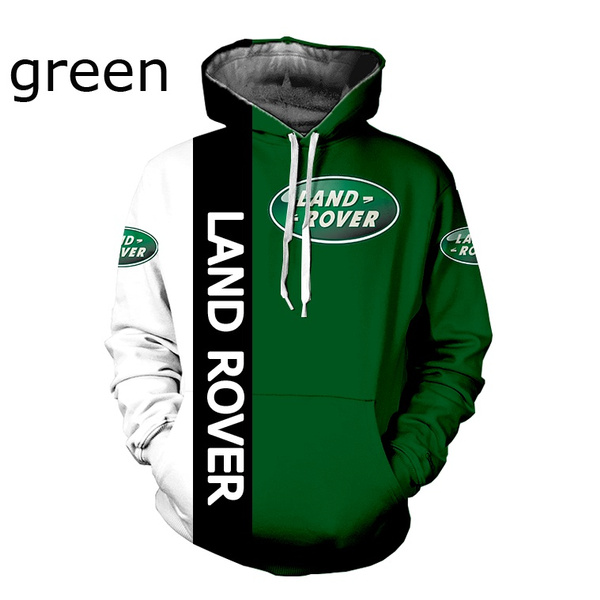 2020 Fashion Land Rover 3d Print Long Sleeve with Hood Streetwear Tops ...