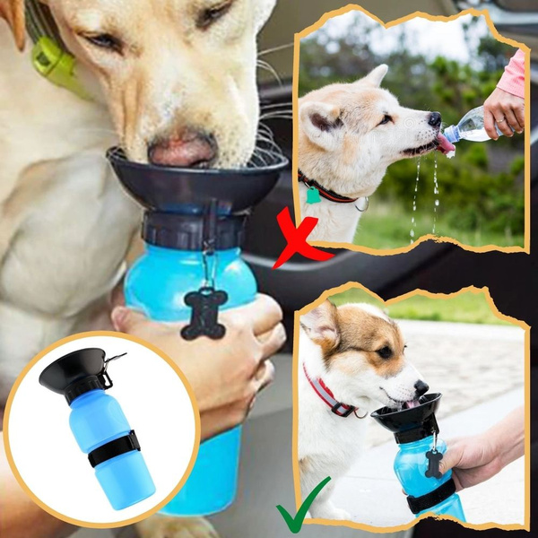 Dog Water Bottle Large, Portable Pet Water Bottle with Food Container, Leak  Proof Trravel Dog Water Bottle, Puppy Water Dispenser for Outdoor  Walking,Hiking,Travel 