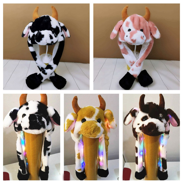LED Light Up Plush Animal Hat with 