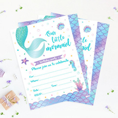 mermaidparty, invitationcard, partyinvitation, festive