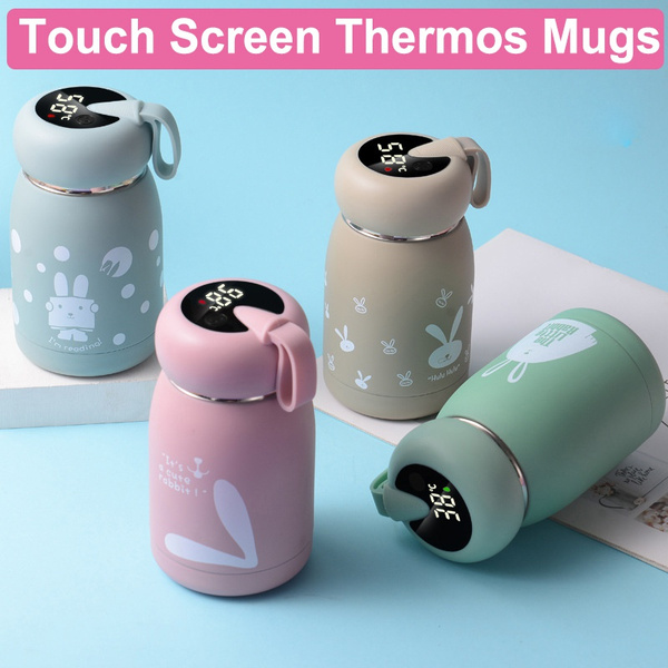 intelligent thermos with lcd touch screen