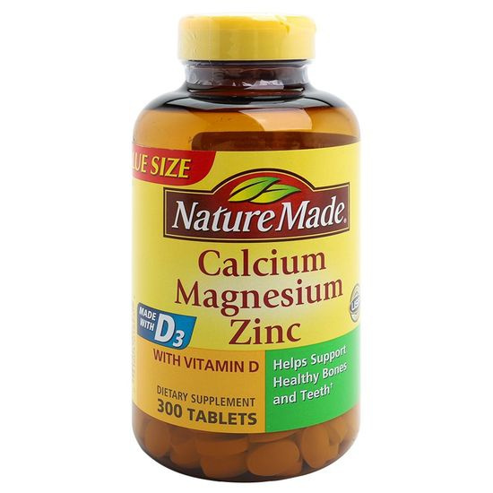 Nature Made Calcium Magnesium Zinc Vitamin D Tablet Wish