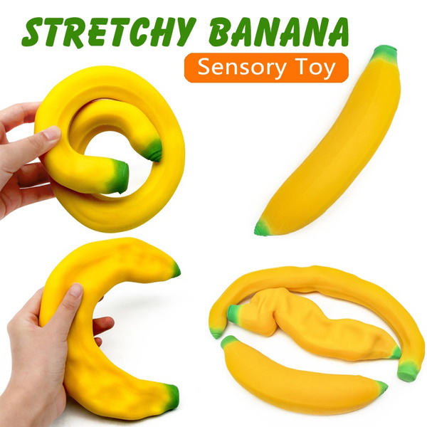 Stretchy banana toy cheap