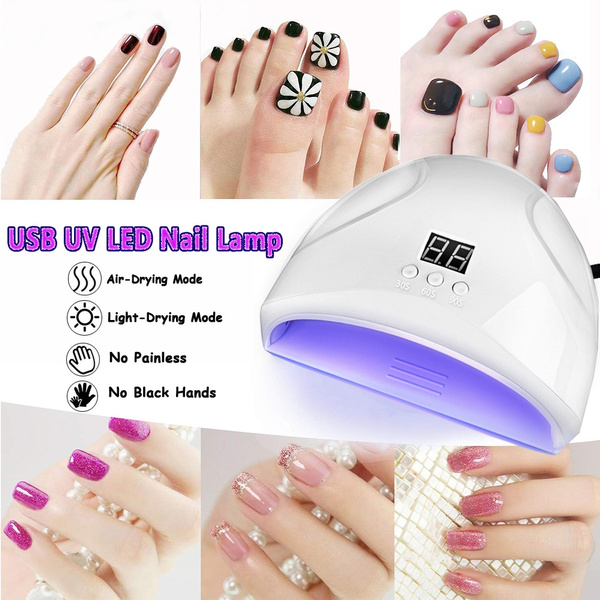 36W LED UV Nail Polish Dryer Lamp Gel Acrylic Curing Light Spa Professional  Kit - Walmart.com