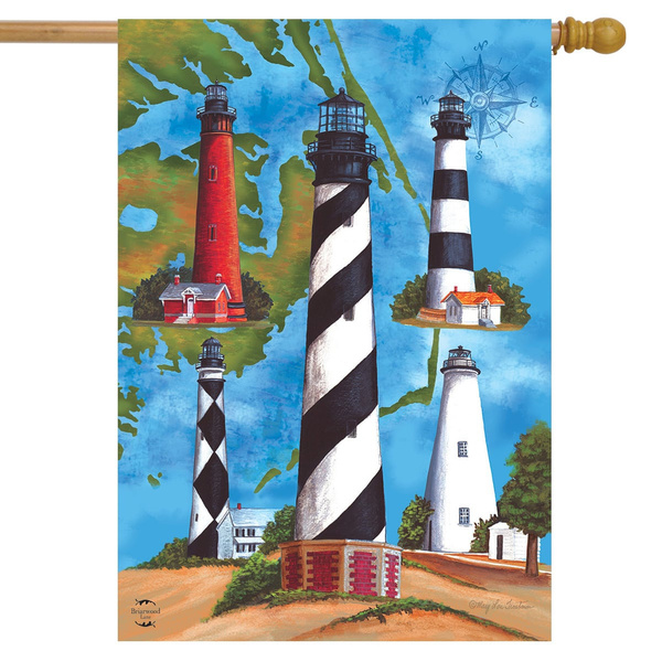 Lighthouses Summer House Flag Nautical Maritime 28