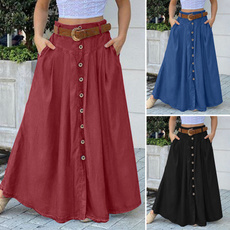 buttondowndres, baggyskirt, long skirt, skirtforwomen