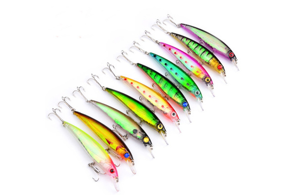 Fishing Lures, 5 Pieces of Luya Rotary Metal Sequin Bait Rotary Iron Luya  Decoy Fishing Gear Bait Lifelike Fishing Lures Kit (Color : 11, Size :  Talla �nica), Calls & Lures -  Canada