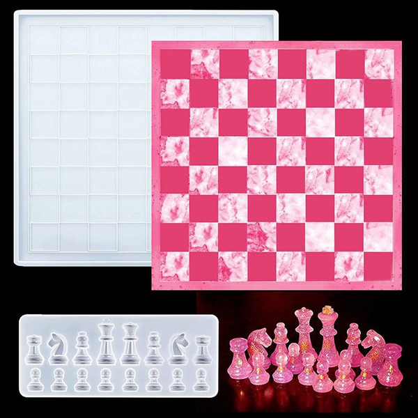 Chess Silicone Mold Chess Pieces Silicone Resin Mold Chess Shape