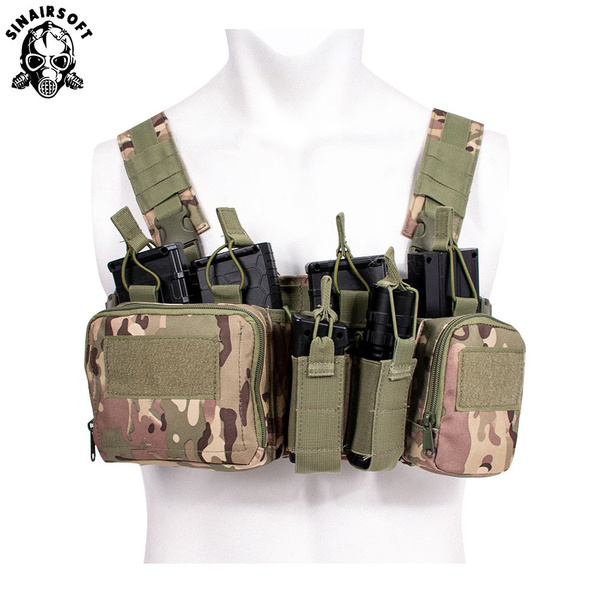 CS Match Wargame Chest Rig Airsoft Tactical Vest Military Army Combat ...